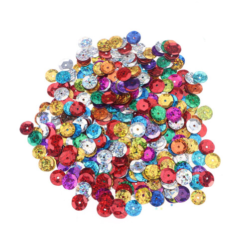 Glitter sequins for kids' DIY crafts round