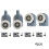 Shower screen door rollers set 4 pcs 25mm diameter 1