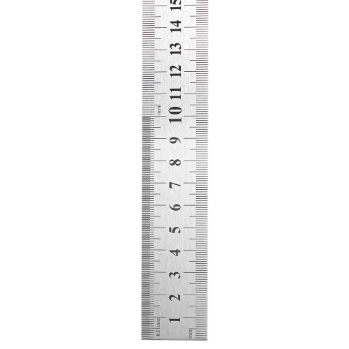 Stainless Steel Straight Edge Ruler Double-Sided 60 cm 2