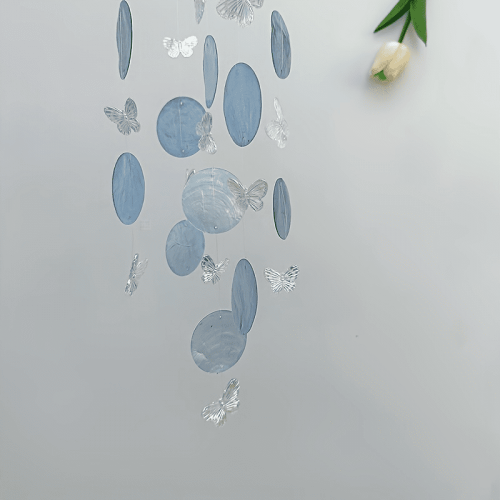 Butterfly Wind Chime DIY Kit Shell Decor 3-Pack 2