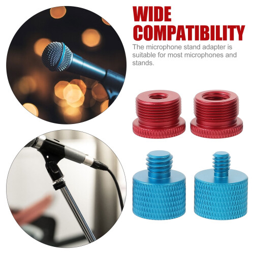 Microphone Stand Adapter U-Shaped Clip 4 pcs 2