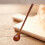 Wooden Stirring Spoon Natural Long Handle 33 cm 8