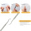 Htovila nail cleaner stainless steel pedicure tool 6