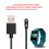 Cable de carga para Willful IP68/Willful/SW021/ID205U/ID205S Cable de carga USB Base de carga Cable Accesorios para reloj inteligente 4