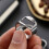 Silver bottle opener ring stainless steel 1pc 6