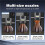 6pc Upgraded for Flashforge AD5X Quick-Detachable Hotend Nozzle Quick Release Nozzle 0.25/0.4/0.6MM 3D Printer Parts 5