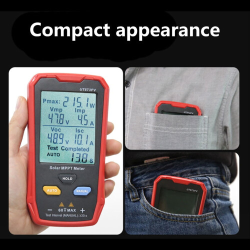 Solar Panel Tester Open Circuit Voltage 800W LCD 2
