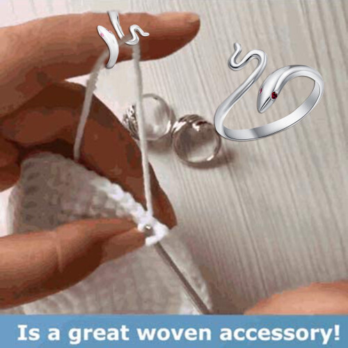 Knitting Ring Adjustable Crochet Loop Home Decor 1PC 1