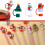 Christmas bird silicone straw sleeve 10mm 3