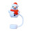 Christmas bird silicone straw sleeve 10mm 7