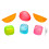 Homeer Reusable Ice Cubes 6Pcs Non-Melting Cooling Blocks 7
