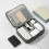 Cable Organizer Bag Waterproof Oxford Large Capacity with 6