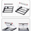 2X Adjustable Cutting Machine Support Frame with Foldable Miter Table Portable Woodworking Tool 3
