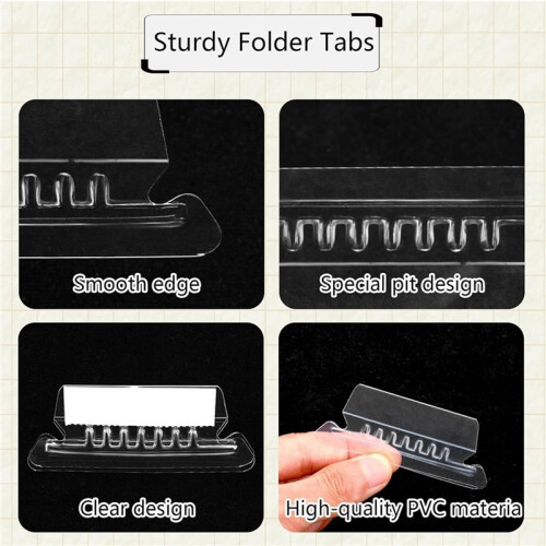 150 Pieces Hanging File Folder Labels with 150 Inserts, 2 Inch for Hanging File Folder Labels Hanging File Labels B 2