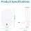 LED Night Light for Children - Pink - Soft Light - Automatic Lighting - Plug-and-Play 4