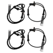 4 Pezzi Sensore di Velocità Ruota ABS Anteriore Posteriore Sinistro Destro per  Serie 5 E39 Sensore Antibloccaggio 34521182159 34521182160