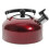 Red Stainless Steel Whistling Kettle 1.7L 3