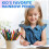 Rainbow Wooden Colored Pencils 7-Color 12-Pack 7