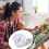 Reusable paint mixing cups 3-channel color splitter 3