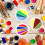 Reusable paint mixing cups 3-channel color splitter 5
