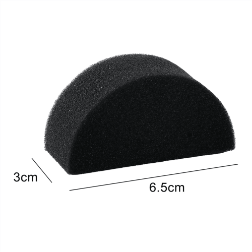 Face Paint Sponges Black High-Density 10 Petal + 10 2