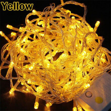 Christmas Lights Warm White 100 LED 33ft Waterproof