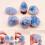 Celestite crystal cluster sky blue natural specimen 6