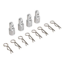 Suporte de Suporte de Concha para Poste de Carroceria RC para 1/14 MJX Go 14301 Premium RC Body Post Clips Shell