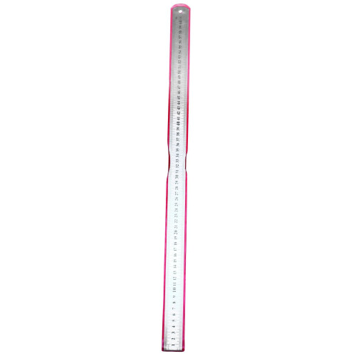 Stainless Steel Straight Edge Ruler 60 cm Silver 1