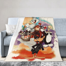Looney Tunes plush throw blanket 50x60 inches