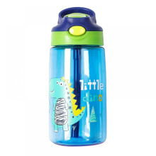 Kids Sippy Cup Anti-fall 480ml Cartoon Straw Water Bottle