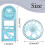 Geometric ruler drawing template for school office with 8