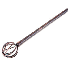 Maison Concepts 16/19 mm Metall-Drapierstangen-Set Globus - Schwarzkupfer 48-84 (6L x 5B x 29H)