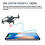MesaSe E58 foldable drone with 720p HD camera and 3 4
