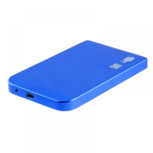 Portable ultra-thin hard disk cover for 2.5" drives, black,