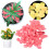 HBASD Glow-in-the-Dark Pebbles Pink 100 pcs 6