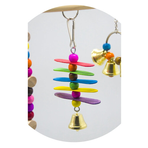 Bird Perch Hammock Swing with Ladder Nest 1