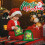 Christmas candy drawstring bag cartoon theme 10 pcs 4