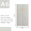 A6 Mini Notebook Planner for Daily Use and Travel, Beige 2