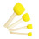 IMCBSTT round paint foam sponge brushes 60 pcs 6