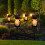 Solar Cat Skull Pathway Lights 18.11in Waterproof 7