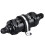 Universal Filter BLACK AN10 Inline Fuel Filter E85 Ethanol with 100μm (0.1MM) Stainless Steel Element 1