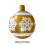 HBASD inflatable Christmas ball gold snowflake 24 inch 2