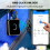 Electronic Padlock with Touchscreen Keypad, Weatherproof, 1 2