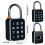Electronic Padlock with Touchscreen Keypad, Weatherproof, 1 3