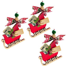 Niedliche Spardose-Ornamente, Weihnachts-Spardose-Geschenke, Geeignet für Kinder, Weihnachtsbaum-Geschenkanhänger F