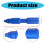 Pool skimmer freeze protection plug plastic 1 piece 2