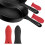 Silicone Pot Handle Cover Heat-Resistant Black S 2