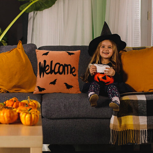 HBASD Halloween pillow cover 17.71x17.71 in 2