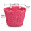 HIPKZ bicycle front basket rattan woven 2 pcs 2